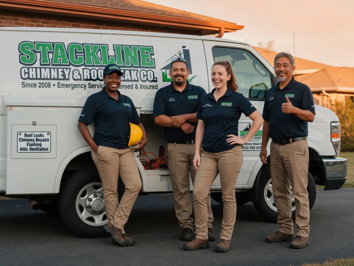 Chimney flashing repair company in Danville, AR